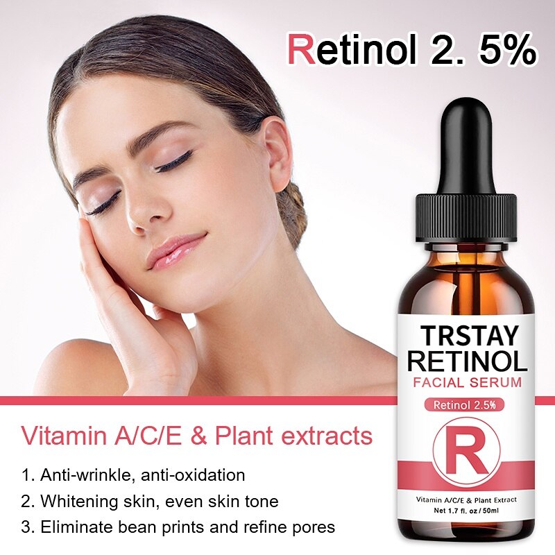 SDP Retinol Serum 2.5% med Hyaluronic Acid Anti-aging, uppljusande & återfuktande